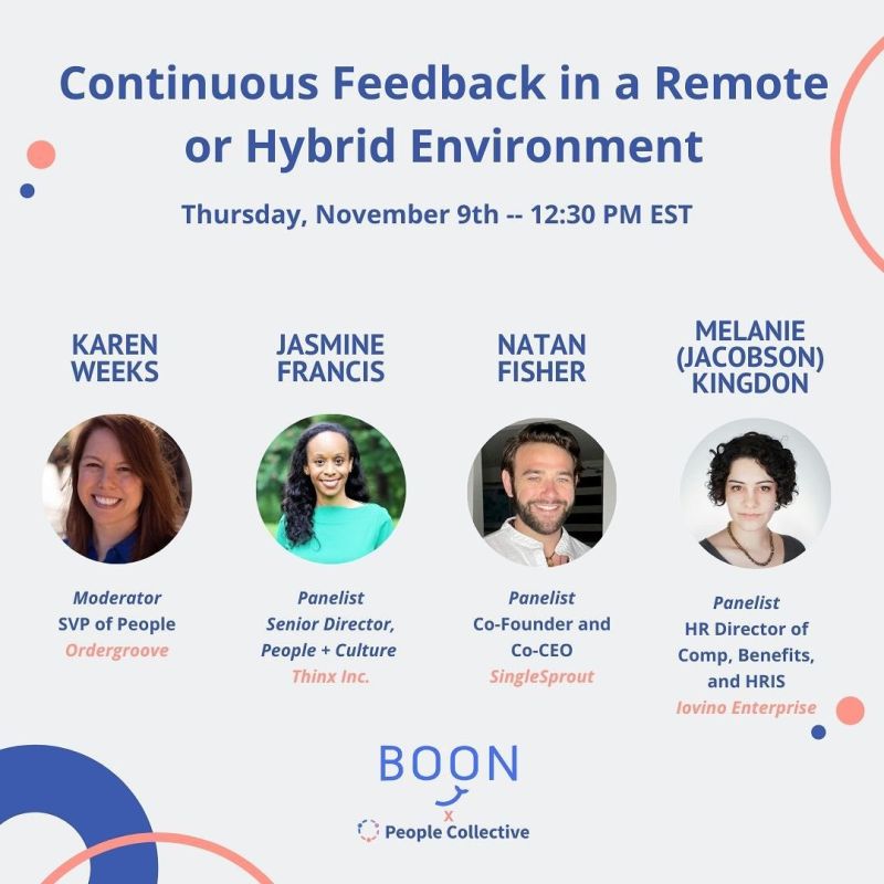 Webinar: Continuous Feedback in a Remote or Hybrid Environment